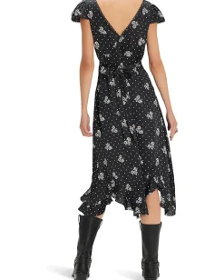 Free People Haven Midi Black Combo Hot