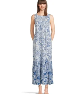 Lilly Pulitzer Hayleigh Midi Dress Starlight Navy Unforgettable Hot