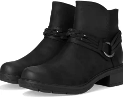 Clarks Hearth Kaylie Black Oily Leather Hot