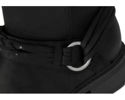 Clarks Hearth Kaylie Black Oily Leather Hot