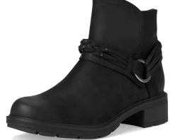 Clarks Hearth Kaylie Black Oily Leather Hot