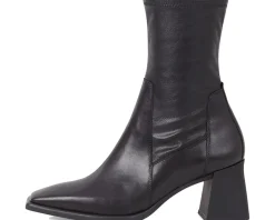 Vagabond Shoemakers Hedda Leather Short Stretch Bootie Black Outlet