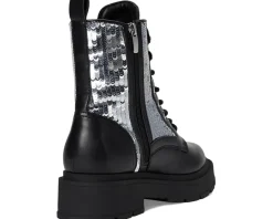 Nine West Hediy Black Smooth/Silver Sequin Sale