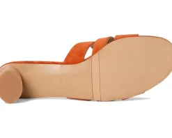 Vaneli Heidi Orange Suede Discount