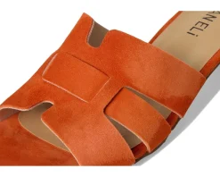 Vaneli Heidi Orange Suede Discount