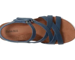 Cobb Hill Helin Blue Leather New