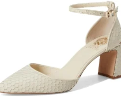 Vince Camuto Hendriya Ankle Strap Pump Panna Creme Best