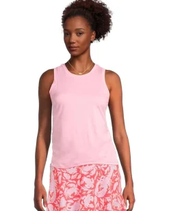 Lilly Pulitzer Heston Tank Upf 50+ Conch Shell Pink New