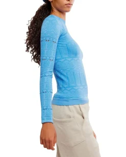 FP Movement High Road Long Sleeve Layer Light Cobalt Best