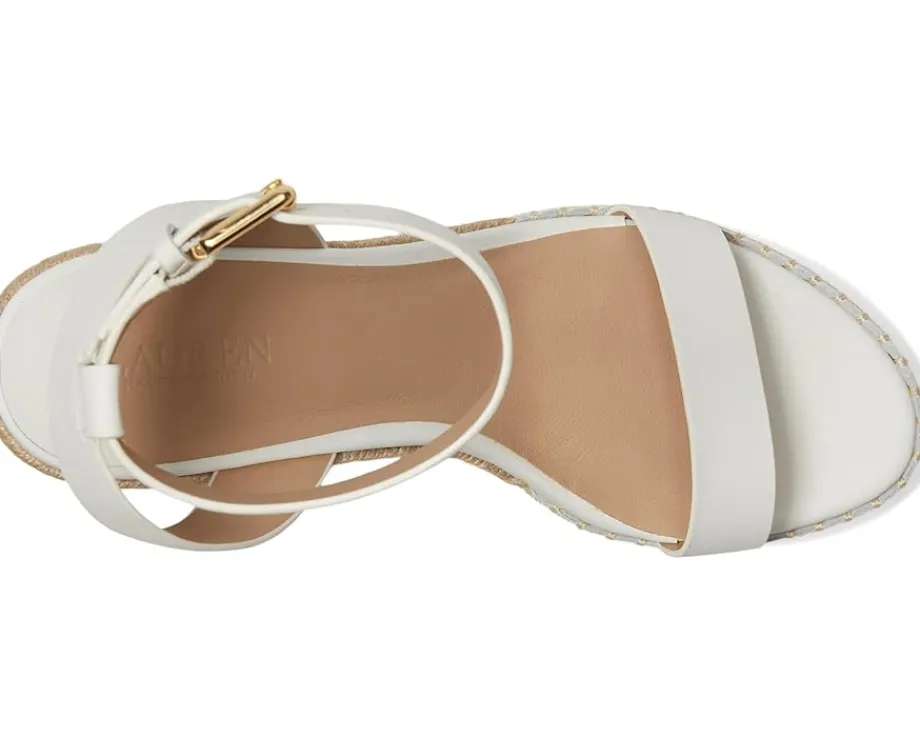 Women Lauren Ralph Lauren Hilarie Calfskin Espadrille