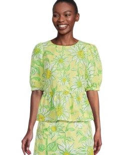 Women Lilly Pulitzer Hisli Short Sleeve Top