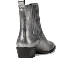 Seychelles Hold Me Down Silver Metallic Leather Outlet