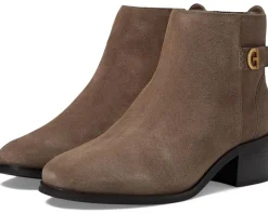 Cole Haan Holis Buckle Bootie Lava Suede Hot