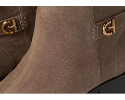 Cole Haan Holis Buckle Bootie Lava Suede Hot