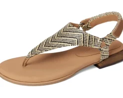 Gentle Souls by Kenneth Cole Holly Black/Tan Raffia Clearance