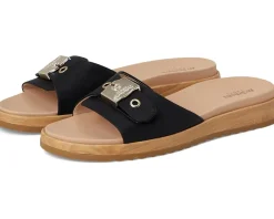 Dr. Scholl's Icon Now Black Faux Leather Hot