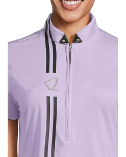 Jamie Sadock Icon Short Sleeve Polo Lilac Purple Sale