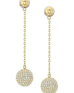 Women Michael Kors Iconic Linear Fireball Earrings