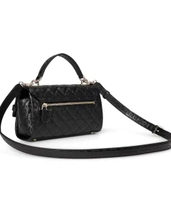 GUESS Idra Top Handle Flap Black Best