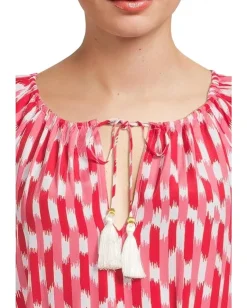 Women Tommy Bahama Ikat Stripe Midi Dress