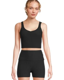Beyond Yoga Impulse Cropped Tank Black Onyx Clearance