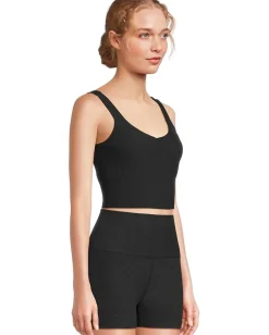 Beyond Yoga Impulse Cropped Tank Black Onyx Clearance