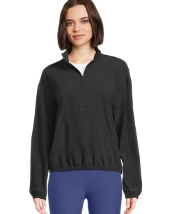 Beyond Yoga In Stride 1/2 Zip Pullover True Black Sale