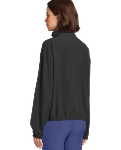 Beyond Yoga In Stride 1/2 Zip Pullover True Black Sale