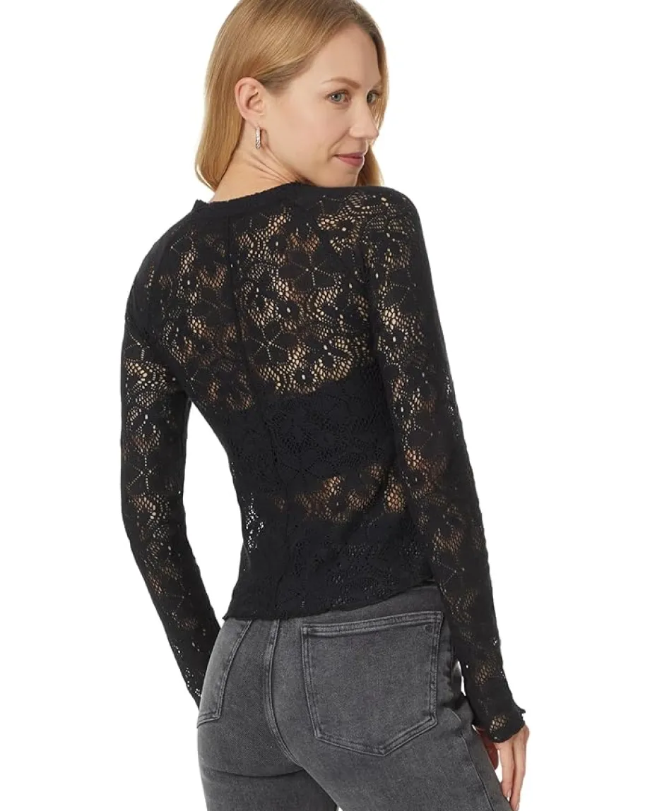 Free People In The Meadow Tee Black Hot