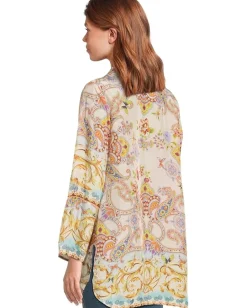 Johnny Was Indy Tunic Scroll Scarf Hot