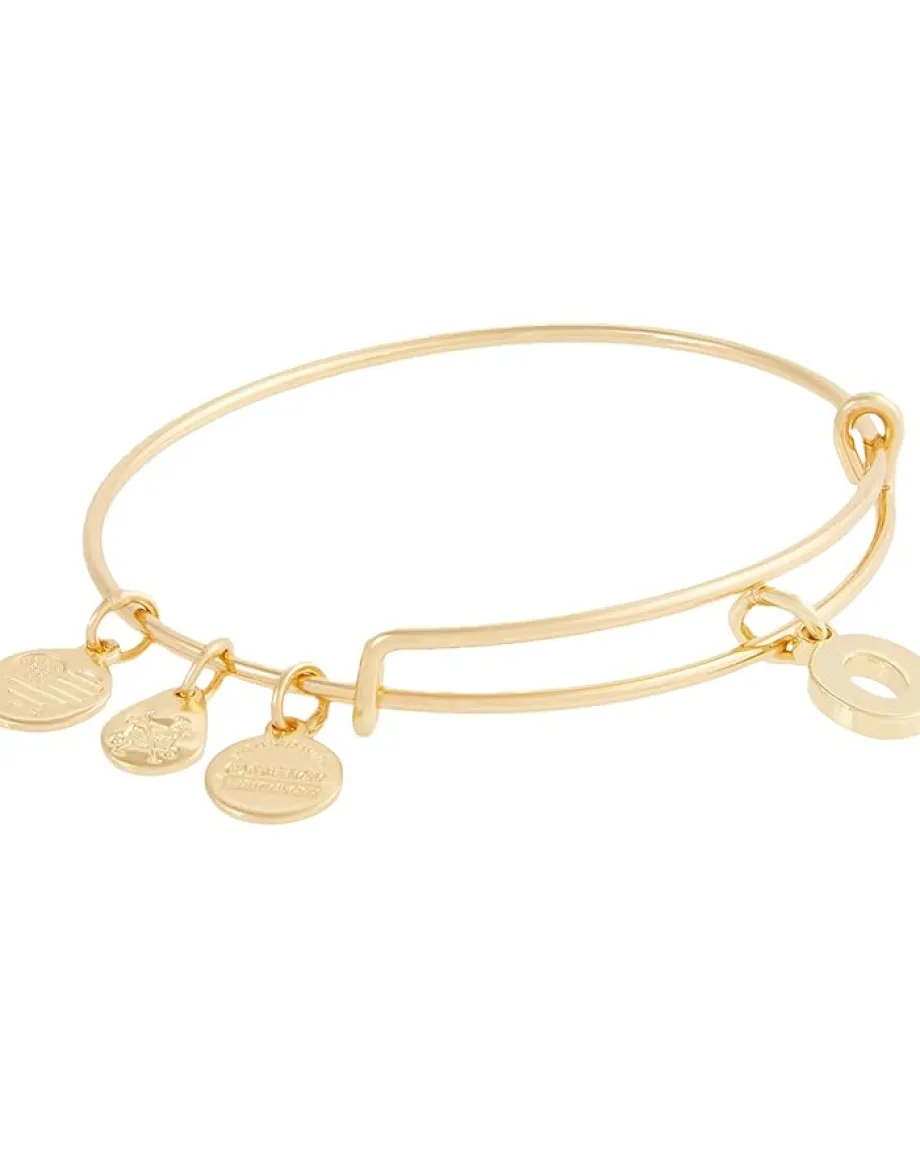 Women Alex and Ani Initial O III Bangle Bracelet