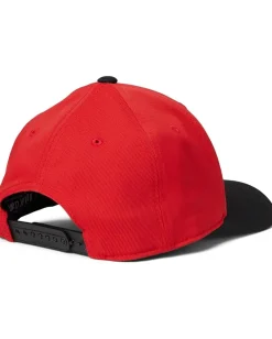 Black Clover Inner Luck 1 Adjustable Hat Red/Black Hat/3d White Clover