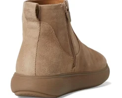 FitFlop iQ-Comff Suede Zip Ankle Boots Taupe Best