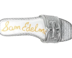 Sam Edelman Irina Silver Raffia Outlet