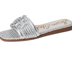 Sam Edelman Irina Silver Raffia Outlet