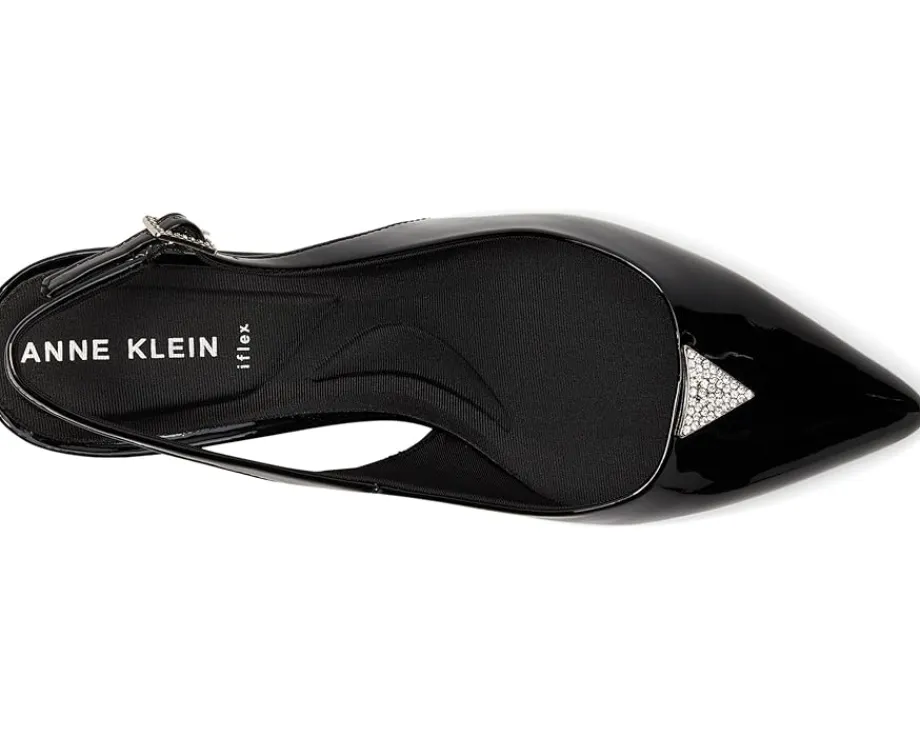 Anne Klein Iset Black Patent Discount