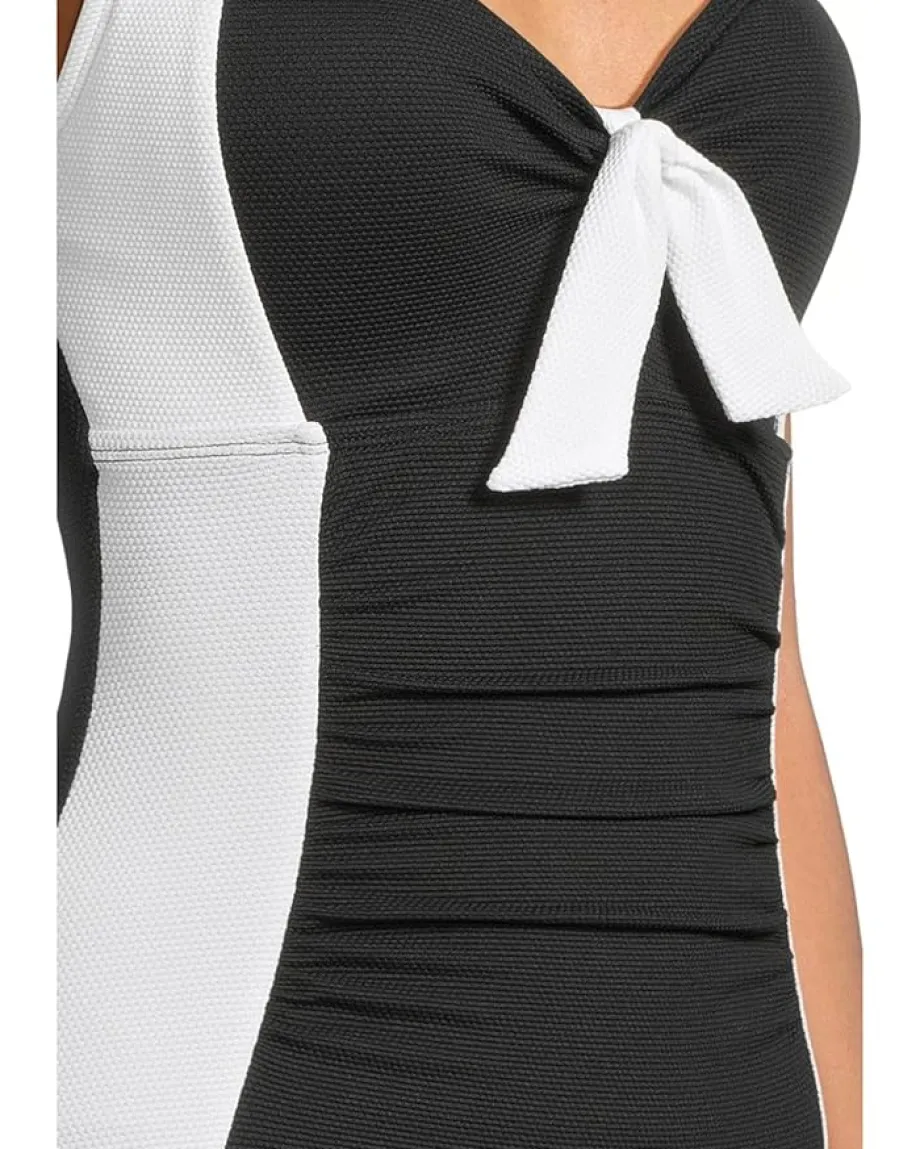 Tommy Bahama Island Cays Color-Block Tie One-Piece White Online