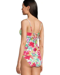 Tommy Bahama Island Cays Fiesta Rev Tankini White Rev Outlet