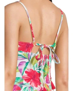 Tommy Bahama Island Cays Fiesta Rev Tankini White Rev Outlet