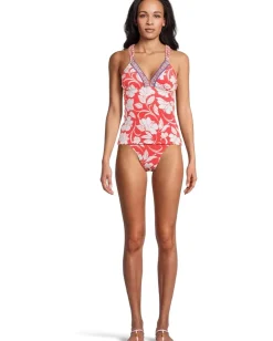 Tommy Bahama Island Cays Fiori Reversible Hipster Citrus Coral Rev