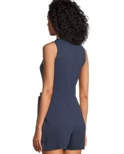 Tommy Bahama Island Cays Wrap Romper Mare Navy New