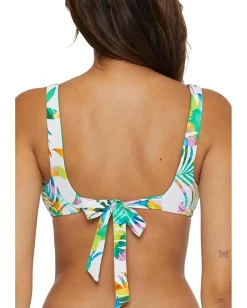 BECCA Isle Verder Scoop Neck Top Multi Hot