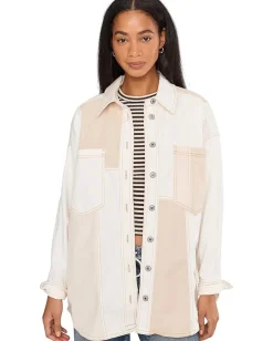 Women Free People Ivory Mountain Roads Shirt