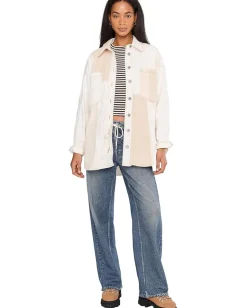 Women Free People Ivory Mountain Roads Shirt