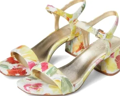 Naturalizer Izzy Sunlight Yellow Floral Leather Clearance