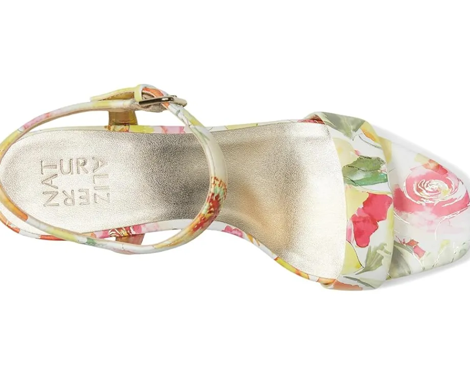 Naturalizer Izzy Sunlight Yellow Floral Leather Clearance