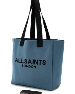 AllSaints Izzy E/W Tote Steel Blue
