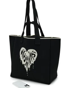 Women AllSaints Izzy Heart E/W Tote