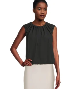 Madewell jade top - polyester chiffon True Black 1 Discount