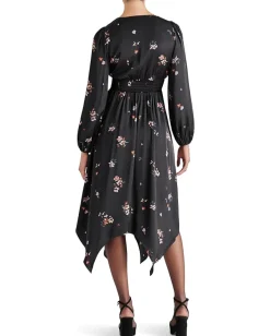 Steve Madden Jamie Dress Black Multi New